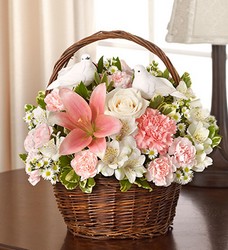Peace, Prayers & Blessings<br>Pink and White Davis Floral Clayton Indiana from Davis Floral